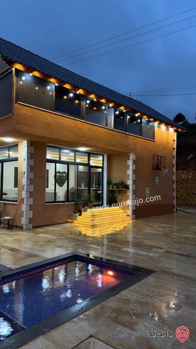 مزرعة مساحة الأرض 3620م والبناء 150م للبيع في السلط - الصبيحي