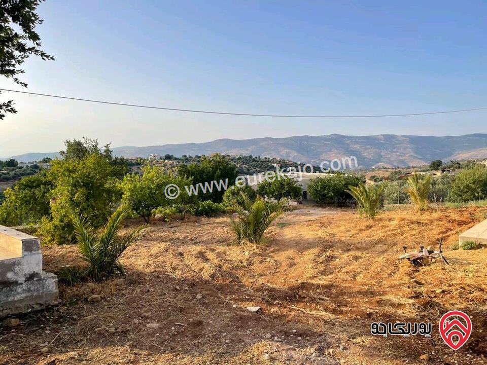 مزرعة مساحة 5177م للبيع في السلط - الصبيحي ابوالهيل  اطلاله على جبال فلسطين