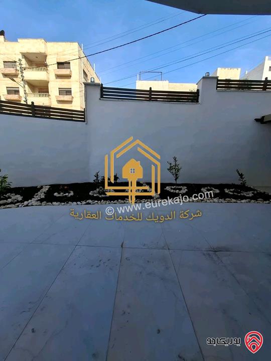 شقة جديدة طابق أرضي مع حديقة مساحه 150م داخلي 130م حديقة للايجار في عمان - الجندويل 