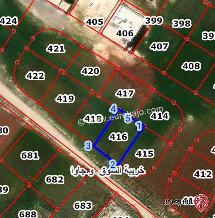 قطعة ارض مساحة 518م للبيع في عمان - جاوا حنو المراشده