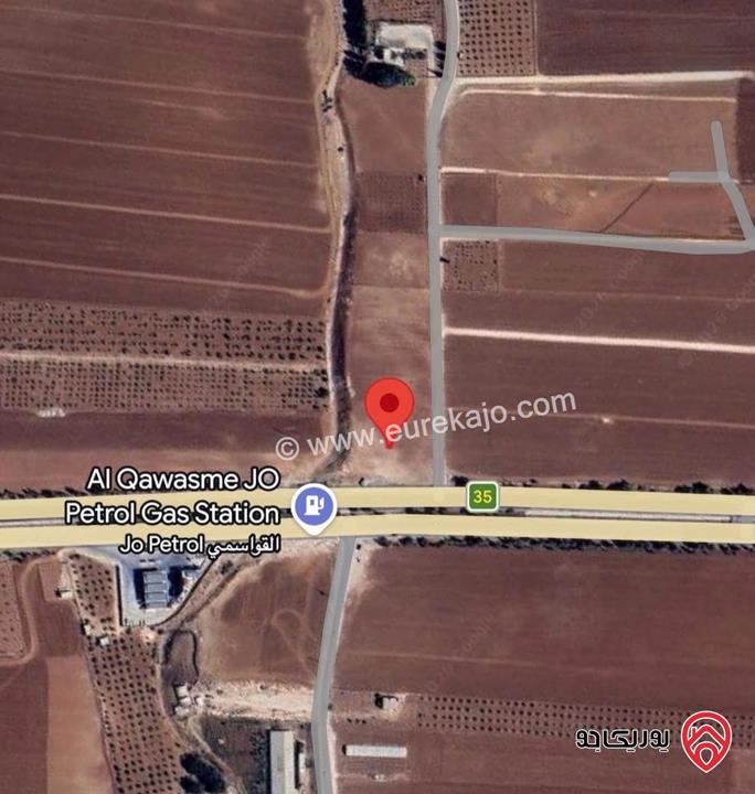 قطعة ارض " تجاري " للبيع بمساحة 4,785  متر في اربد / الحصن طريق اربد عمان بالقرب من جسر النعيمة 