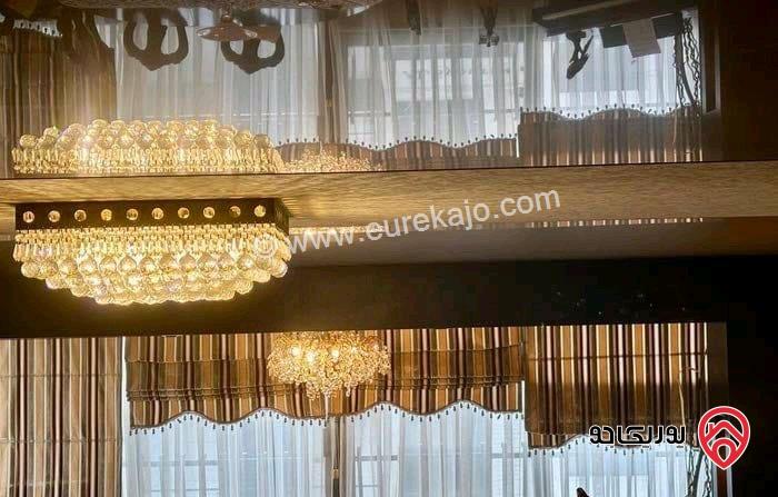 شقة دوبلكس طابق ثالث مع روف مساحة 310متر للإيجار في عمان - رجم عميش 