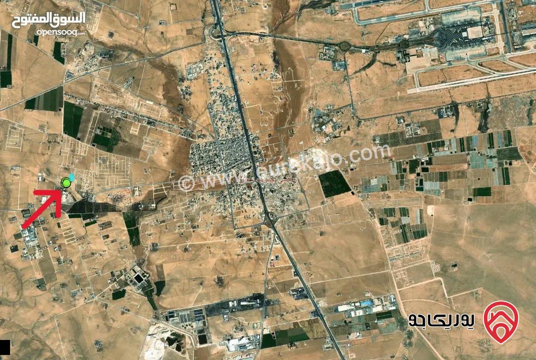 قطعة ارض مساحة 642م للبيع من أراضي جنوب عمان زويزا منطقة مزارع وشاليهات من ضمن اسكان الواحة الخضراء