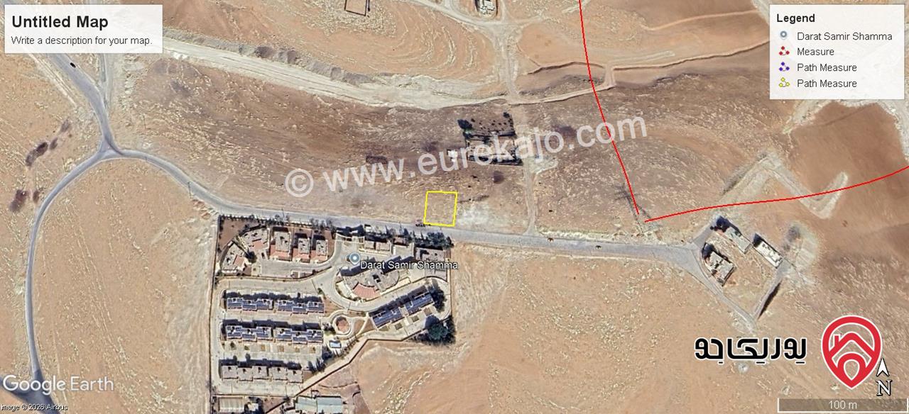 أرض مساحة 750م للبيع في عمان - شفا بدران – قرب ترخيص شمال عمّان على شارع العشرين مباشرة