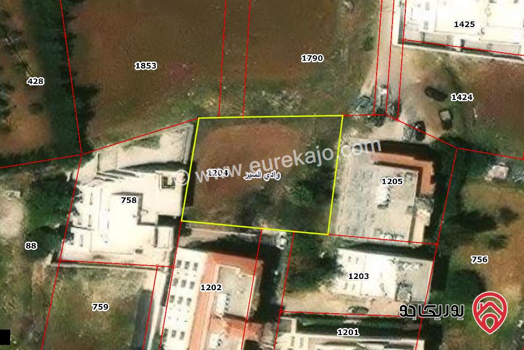 قطعة ارض مساحة 992م للبيع فى عمان - الظهير، خلف مجمع ابو جاموس
