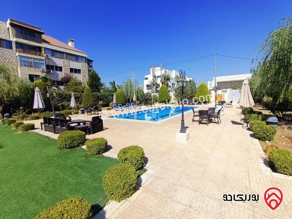 شقة مفروشة فاخرة طابق أرضي مساحة 200م للايجار في عمان - عبدون