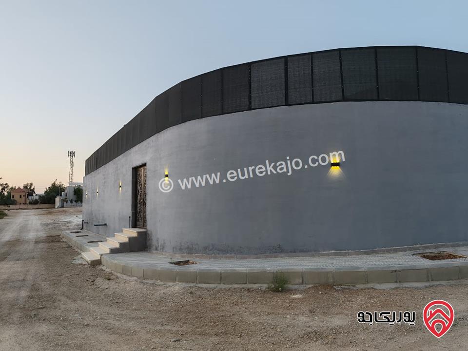 شاليه طابقين مساحة ارض 507م مساحة البناء 200م للبيع في البحر الميت - من اراضي الشونة الجنوبية غور الرامة