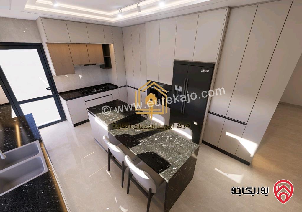 شقة جديدة لم تسكن مساحة 230م داخلي و 250م خارجي للايجار في عمان - الجبيهة 