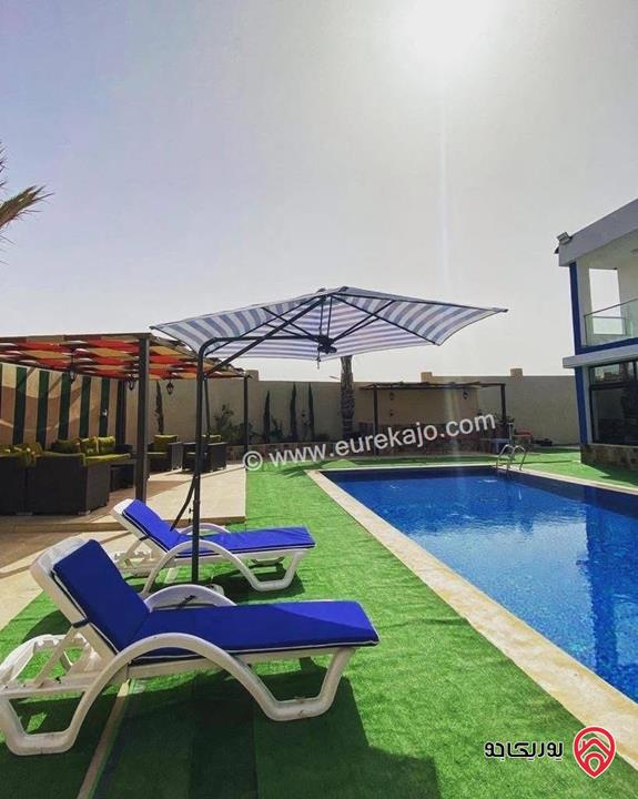 مزرعة مساحة الأرض 513م والبناء 154م للبيع في البحر الميت منطقة الغور شميساني 