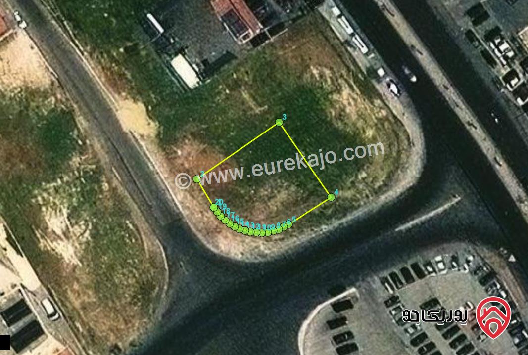 قطعتان متجاورتان مساحة 1124م للبيع من أراضي عمان - ام صويونية الشمالي - الزهور 