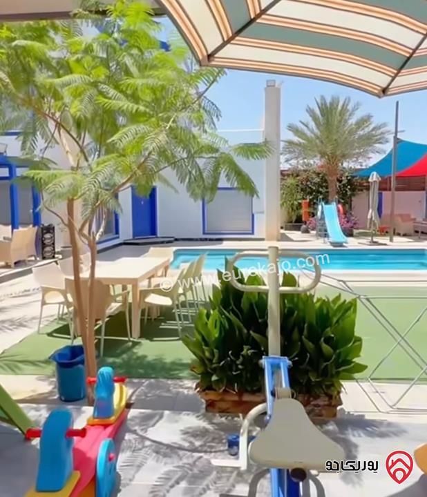 مزرعة مساحة الأرض 743م والبناء 160م للبيع في البحر الميت - الرامة