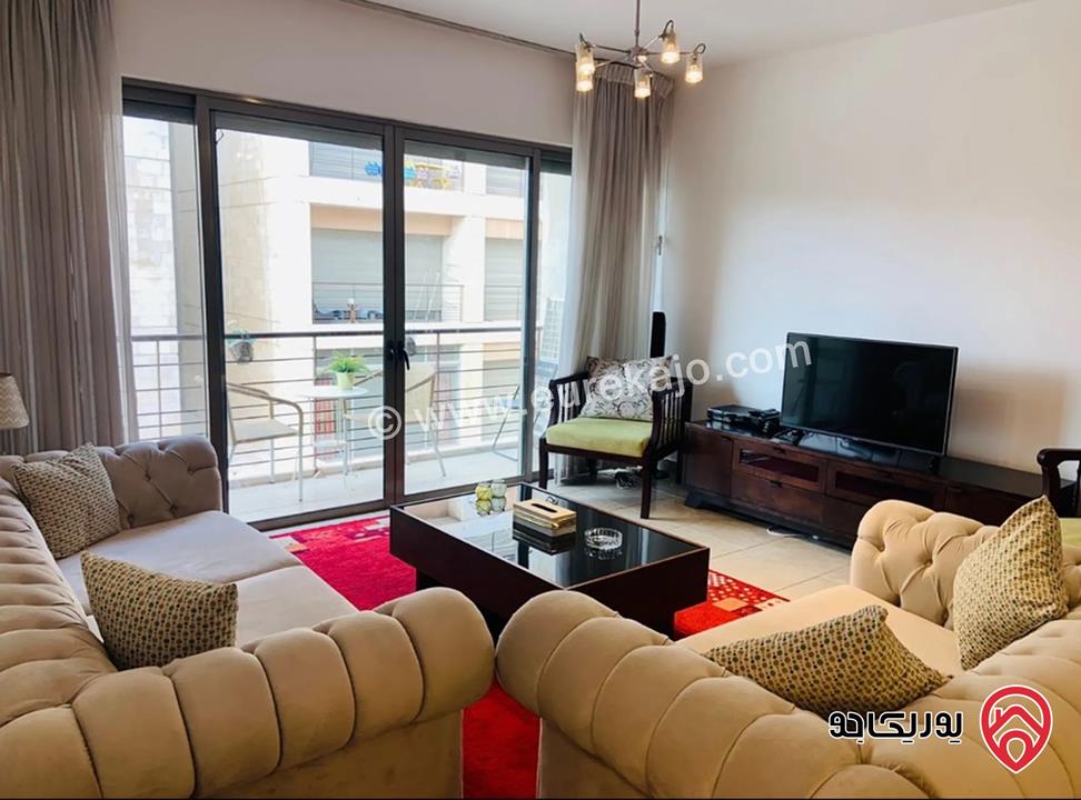 شقة مفروشة طابق أول مساحة 100م للايجار في عمان - عبدون