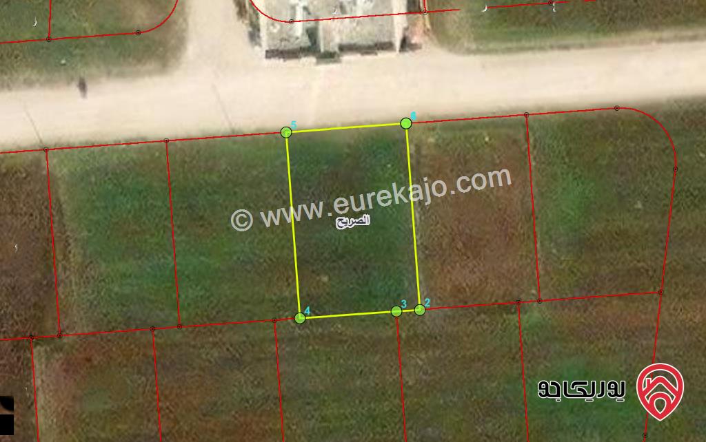 قطعة ارض مساحة 748م للبيع في اربد - الصريح 