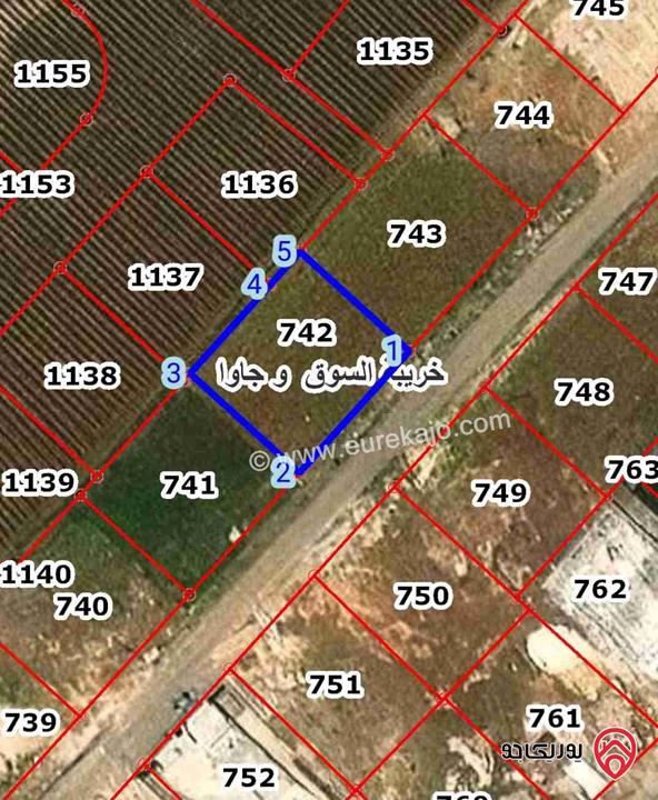 قطعة ارض مساحة 546م للبيع في عمان - جاوا