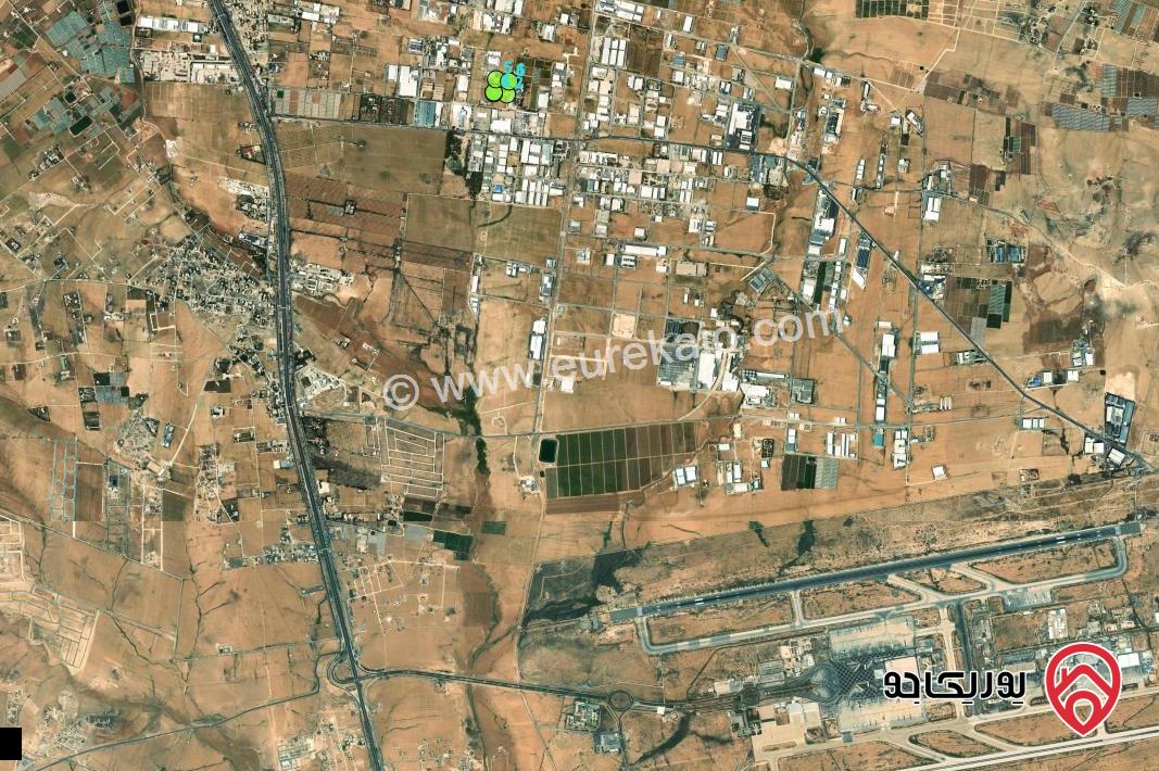 قطعة ارض مساحة 10 دونم للبيع في عمان - القسطل