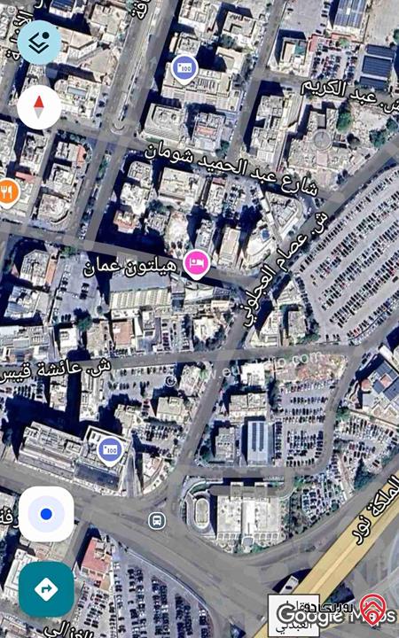 ارض تجاري مساحة 560م للبيع في عمان - الشميساني