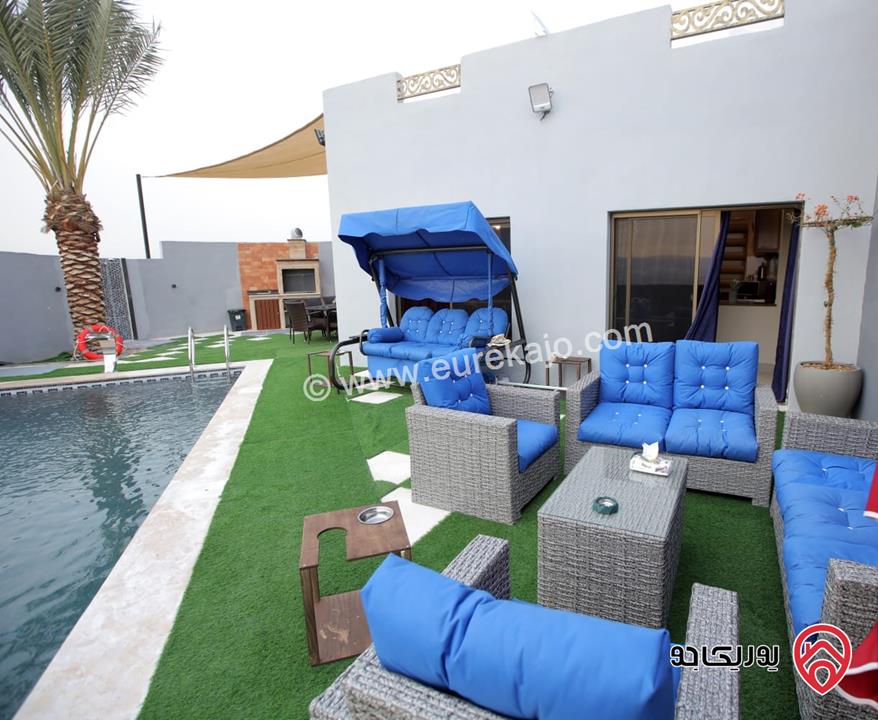 شالية مفروش حديث للبيع في الشونة الجنوبية – منطقة الكرامة