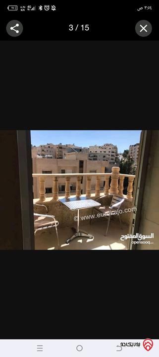 شقة مميزة شبه جديدة طابق ثالث مساحة 150م للبيع في عمان - طبربور 