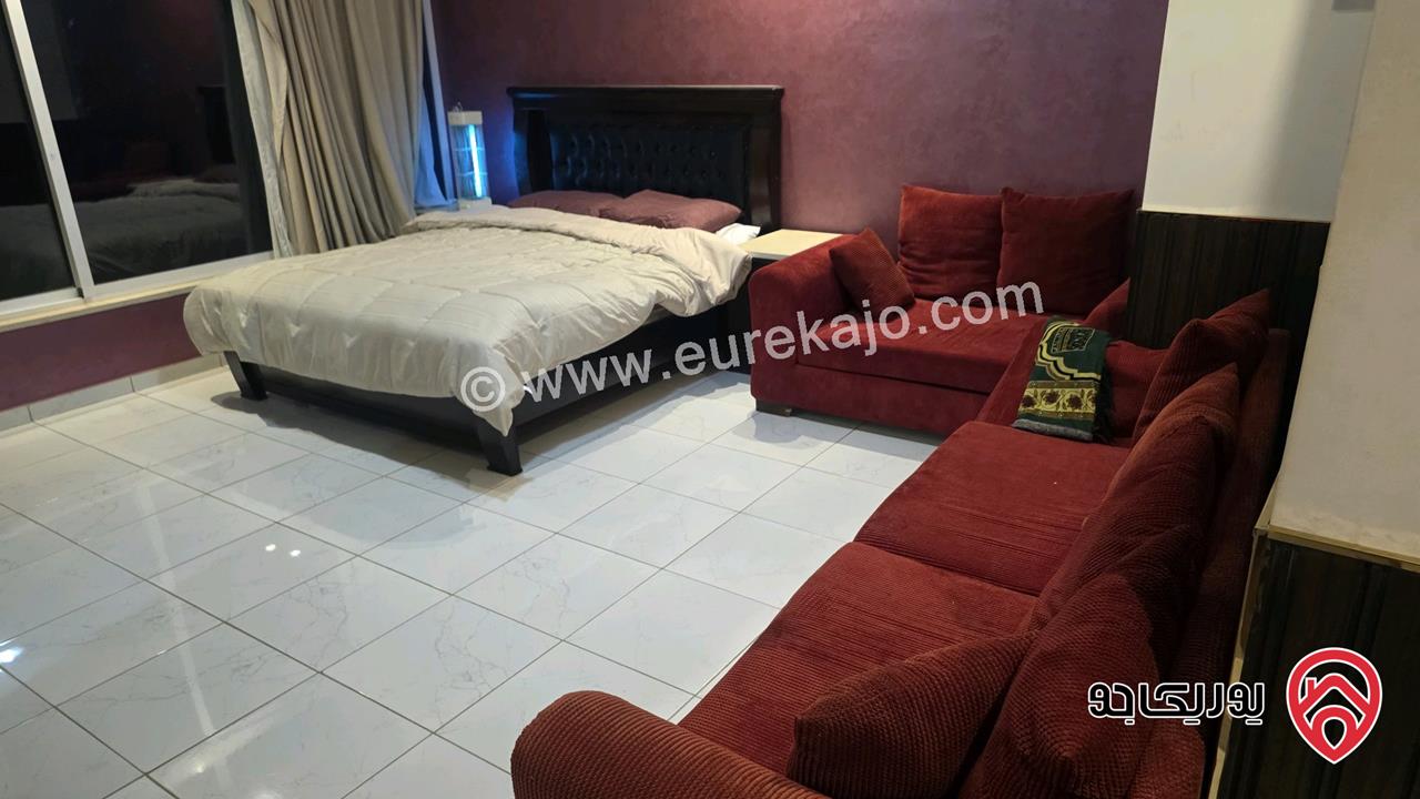 مزرعة مساحة الأرض 1 دونم و البناء 500م للايجار اليومي في جرش