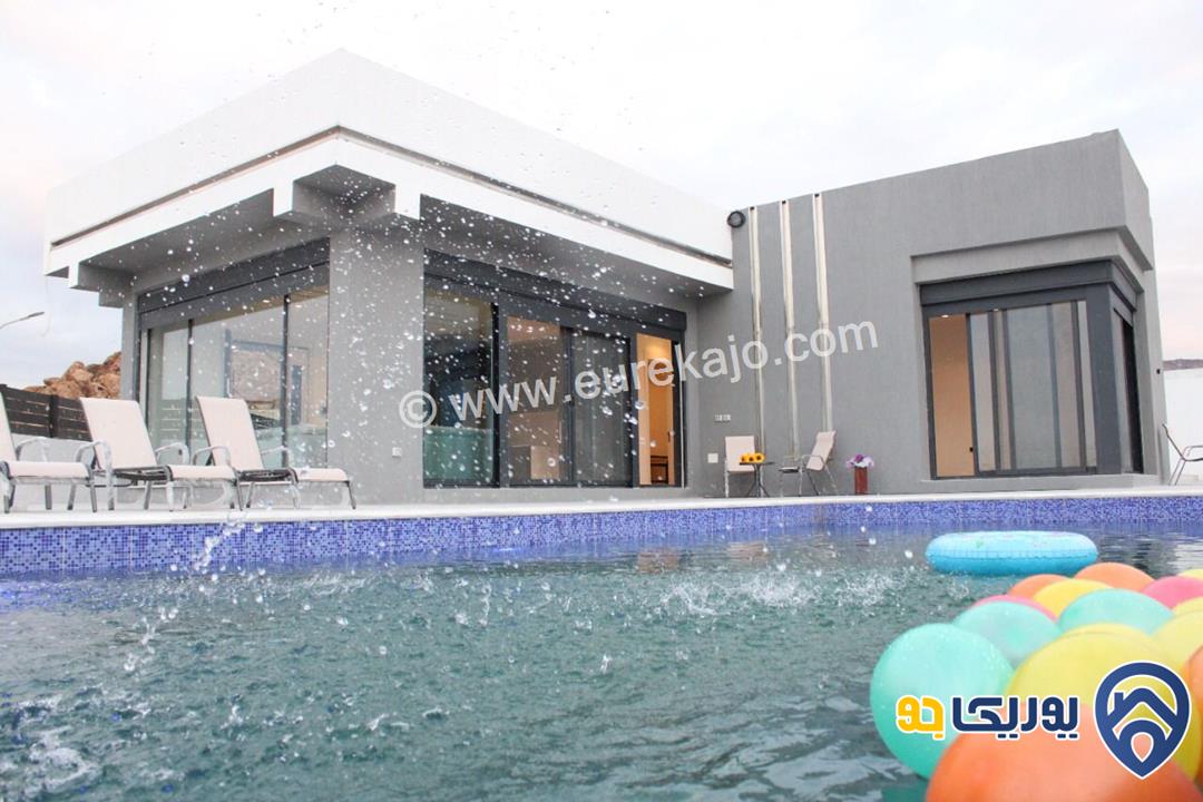 شاليه - مزرعة مساحة الأرض 500م ومساحة البناء 132م للبيع في البحر الميت 