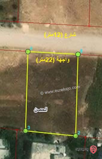 قطعة أرض مساحة 720م للبيع في اربد - من اراضي الحصن ضمن حوض سلمى والحولة 