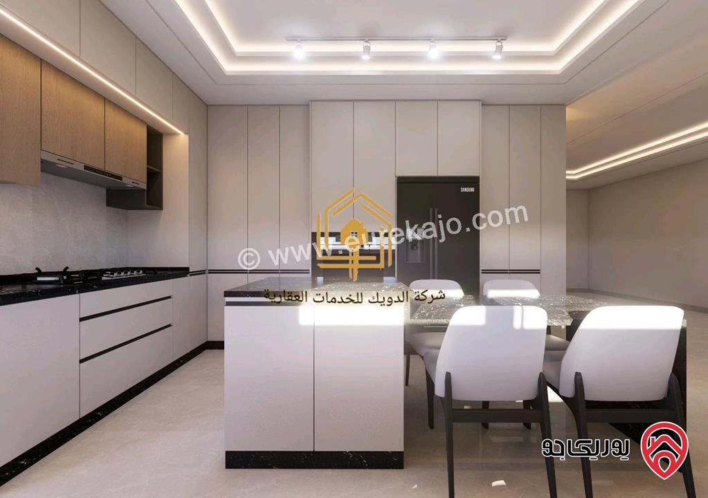 شقة جديدة لم تسكن مساحة 230م داخلي و 250م خارجي للايجار في عمان - الجبيهة 