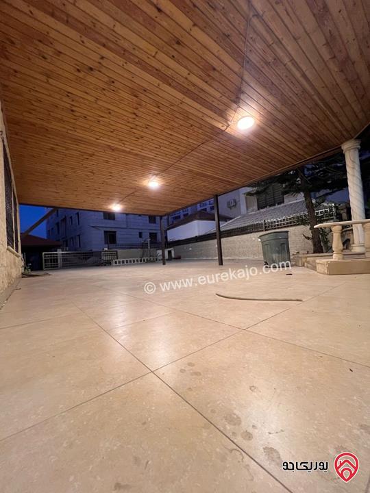 شقة أرضية مساحة 200م داخلي و 180م خارجي للايجار في عمان - السابع