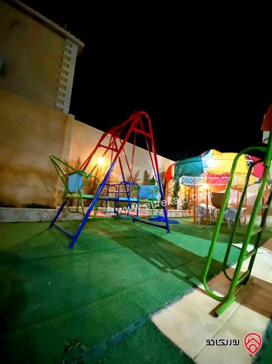 مزرعة مساحة الأرض 1200م والبناء 150م للبيع في البحر الميت - جوفة الكفرين منطقة الشاليهات