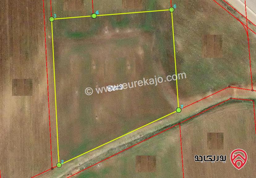 ارض للبيع 1021م في اربد - الصريح حوض الحمراء الغربية مشترك من 10دنم