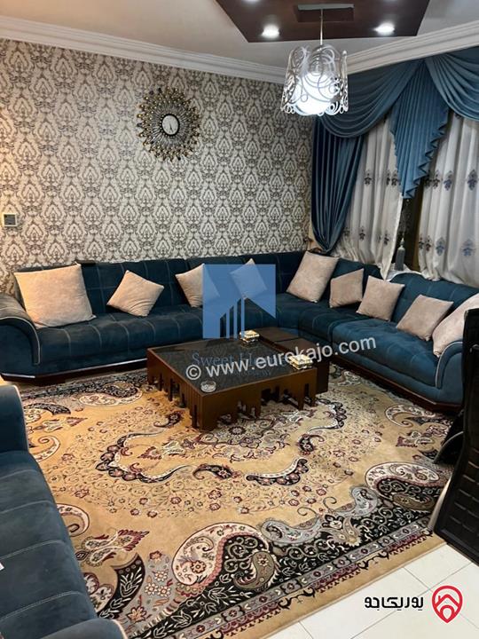 شقة أرضية مفروشة فاخرة للبيع في الرابية - قرب الديز إن 170م مع ترسات 120م بسعر مغري