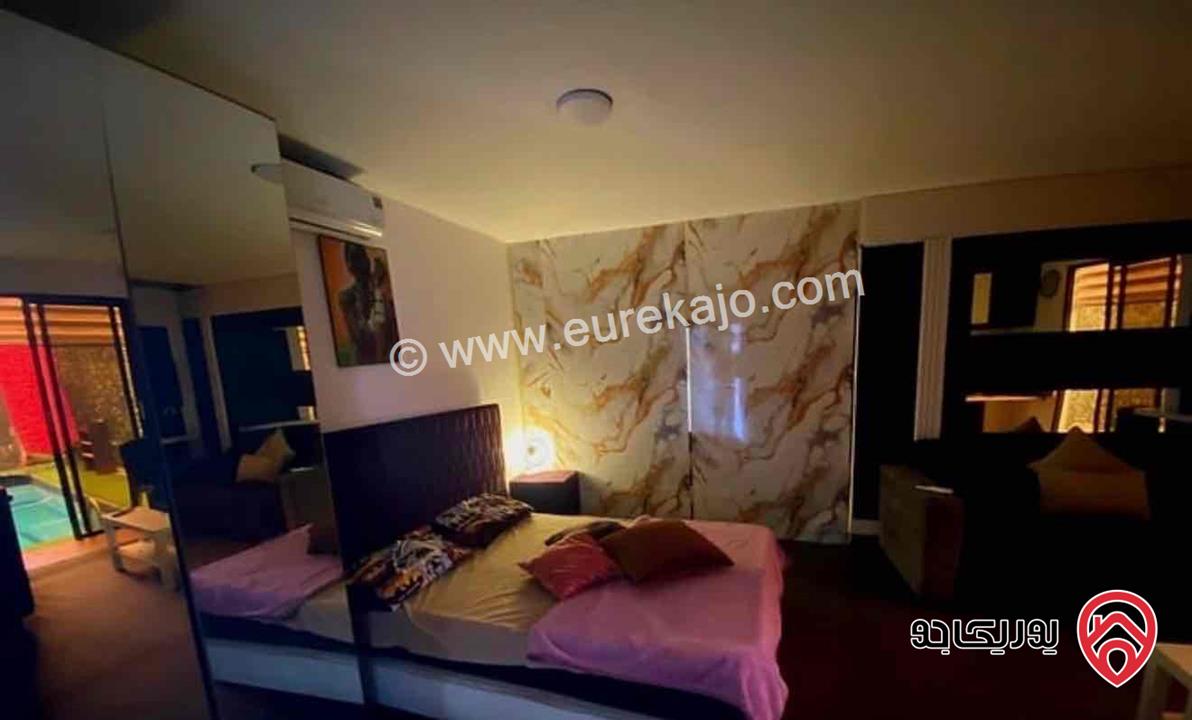 Luxury Private Pool Apartment 57 Sqm – Stylish & Fully Furnished For Rent in Amman - Seventh Circle