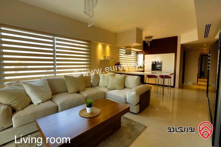 شقة مفروشة للإيجار بالقرب من فندق Amman west مساحة 100م