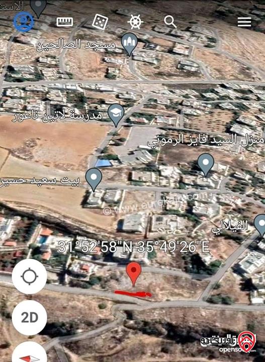 قطعة أرض سكن ب مساحة 825م مطلة للبيع في عمان - بالقرب من مرج الحمام أراضي ناعور