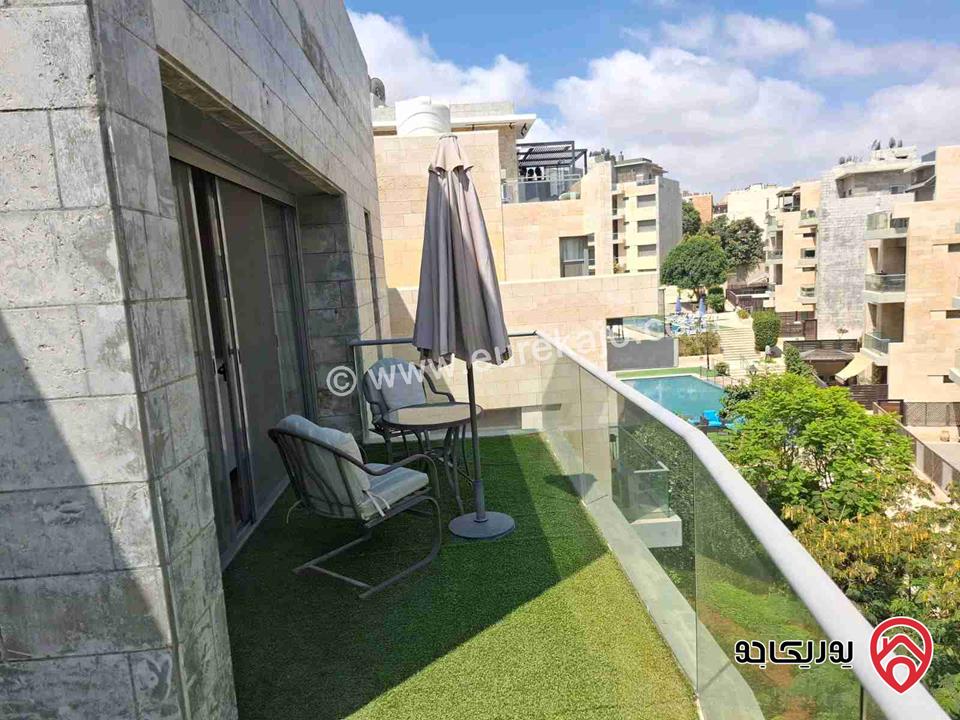 شقة ديلوكس روف مساحة 140م للايجار في عمان -عبدون 