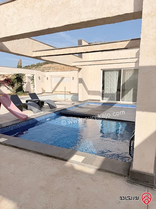 مزرعة مساحة الأرض 904م والبناء 80م للبيع بمنطقة الرشايدة/ جرش بإطلالة خلابة خلف جامعة جرش الأهلية 