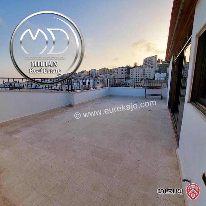 شقة دوبلكس طابق اخير مع روف للبيع في عمان - خلدا مساحة 270م مع تراسات تشطيبات سوبر ديلوكس اطلالة جميلة بسعر مميز