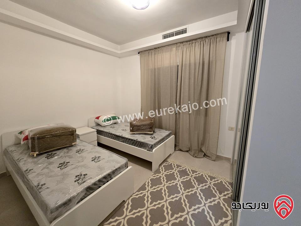 شقة مفروشة جديدة طابق ثاني مساحة 90م للايجار في عمان - أم أذينة