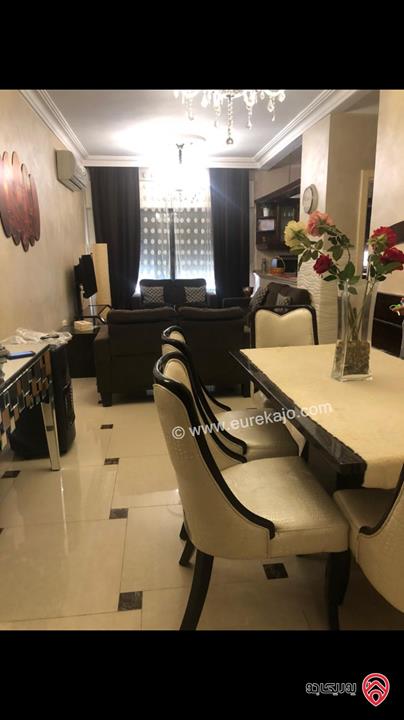 شقة مفروشة طابق أول مساحة 95م للإيجار من المالك مباشرة في عمان - ضاحية الرشيد وللعائلات فقط 