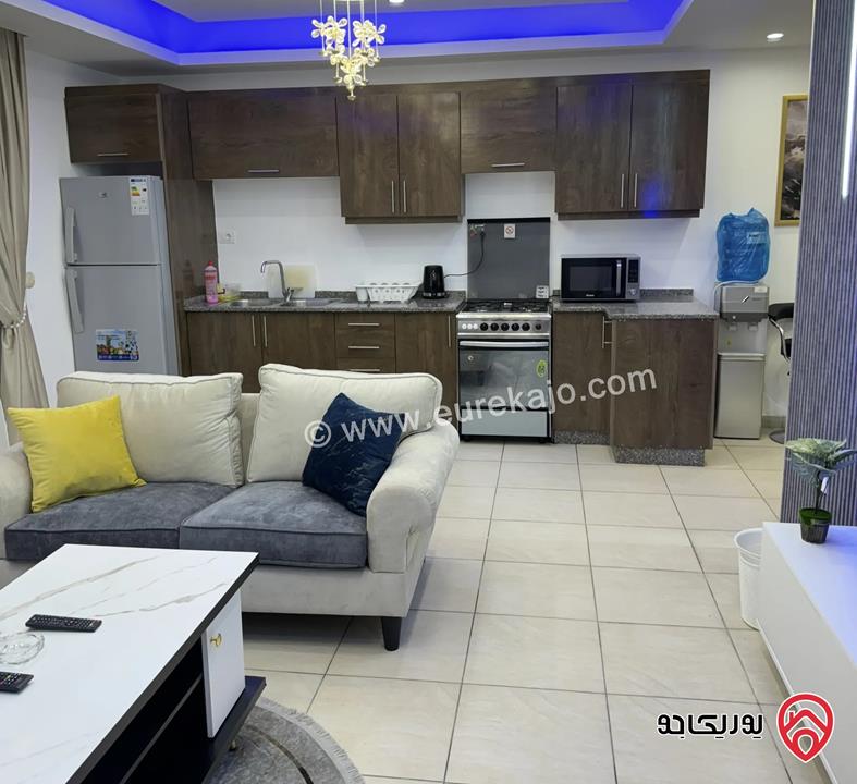 شقة مفروشة أرضية مساحة 90م للايجار في عمان - الصويفية