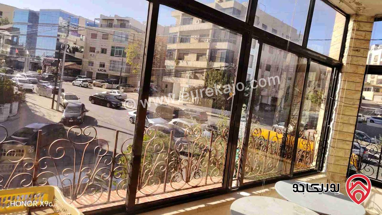 شقة مفروشة كبيرة مساحة 200م للايجار في عمان - ام اذينة