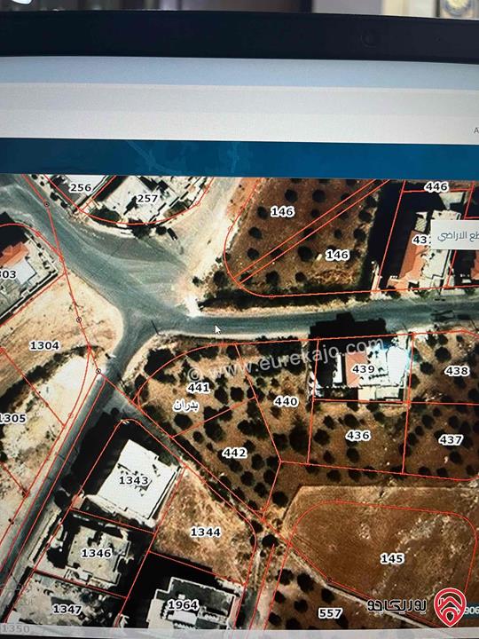 قطعة ارض مساحة 870م للبيع في عمان - شفا بدران 