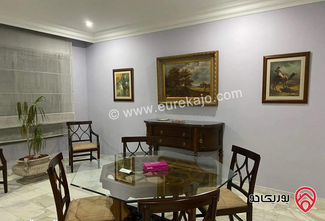 شقة طابق اول مساحة 190م مفروشة للايجار في عمان - عبدون 