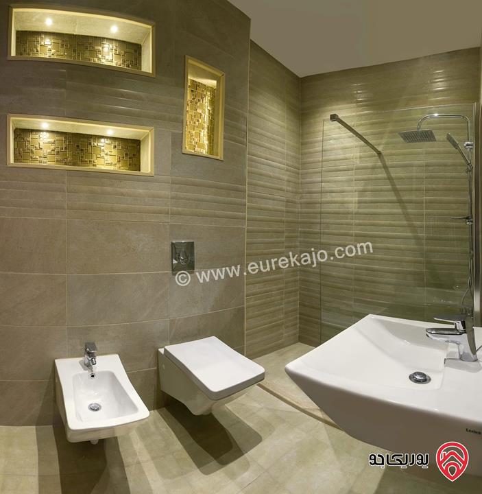 شقة طابقية فاخرة سوبر ديلوكس مساحة 170م داخلي + 60م ترس للبيع في عمان - حجار النوابلسة امتداد دير غبار 