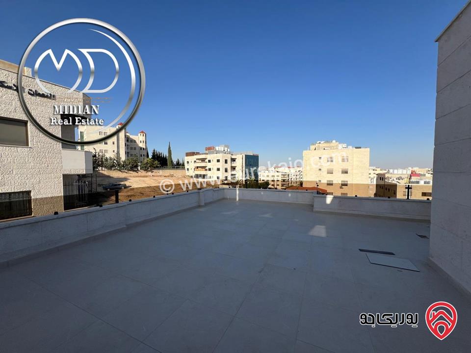 شقة دوبلكس طابق اخير مع روف للبيع في عمان - الظهير مساحة 180م مع ترس اطلالة رائعة بسعر مميز