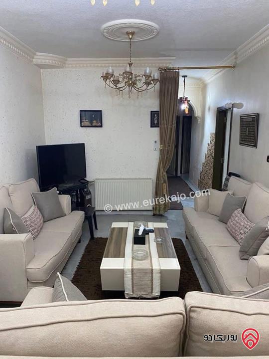 شقة للبيع في عمان- تلاع العلي قرب دوار الواحة طابق ارضي مساحة 120م + 35م