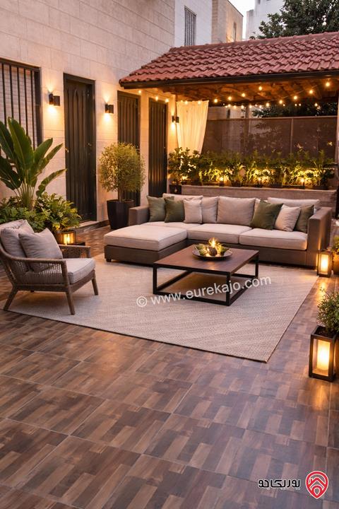 شقة أرضية مساحة 80م داخلي و 60م خارجي للبيع في عمان - صويلح