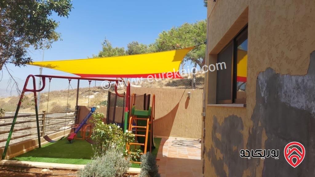مزرعة مساحة الأرض 858م والبناء 230م للايجار في جرش - جبة	