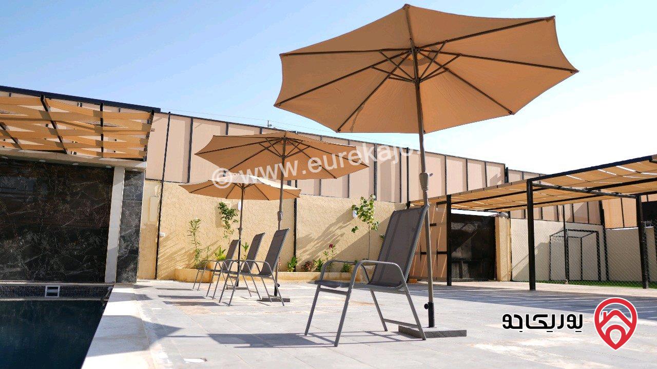 مزرعة مساحة الأرض 1 دونم والبناء 85م للبيع في البحر الميت - الشونة الجنوبة 