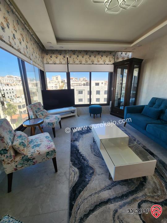 روف مساحة 100م للايجار مفروش في عمان - خلدا