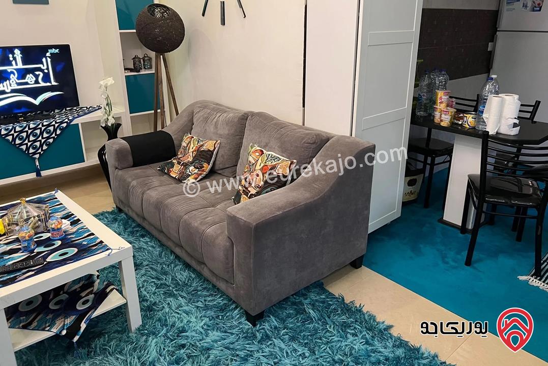 شقة تسوية مساحة 125م مفروشة للايجار في عمان - ضاحية الامير راشد